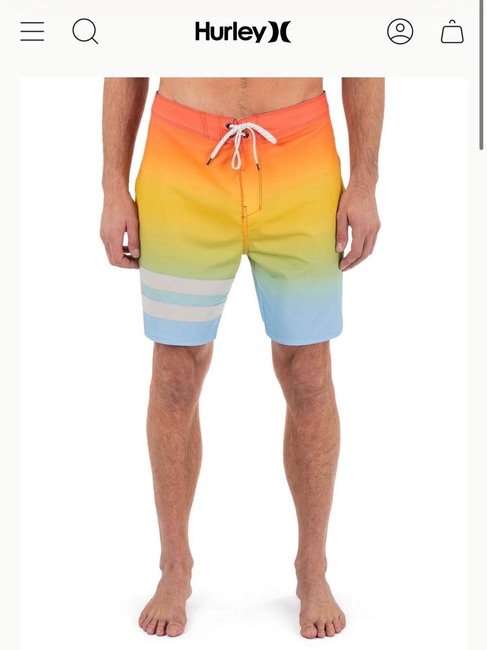 Hurley PHANTOM ECO BLOCK PARTY 18" board shorts